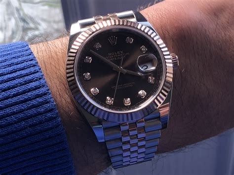 rolex wimbledon chocolate|Rolex diamond dial reviews.